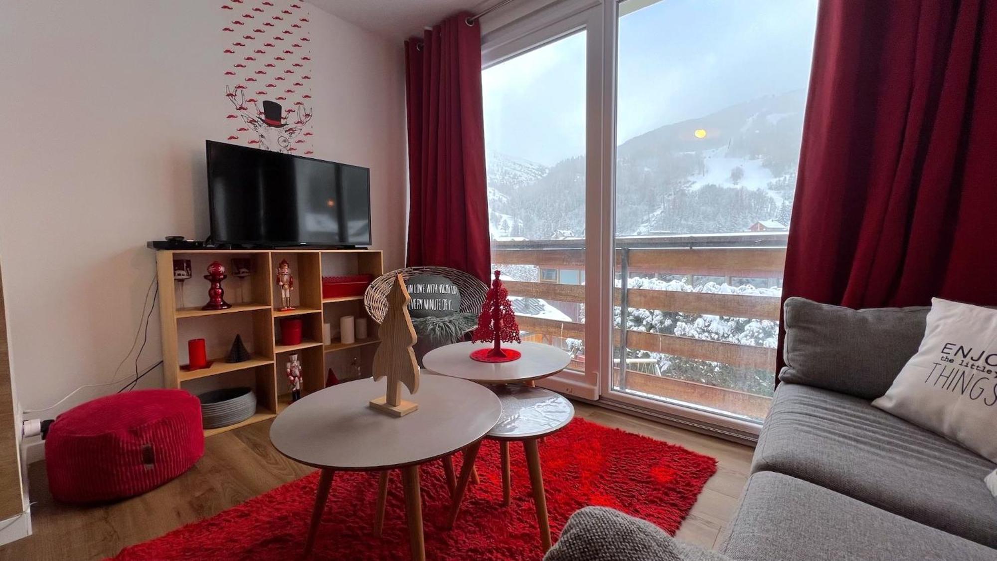Rouge Canneberge -8 Personnes- 84M2 Vue Degagee Setaz Valloire Kültér fotó