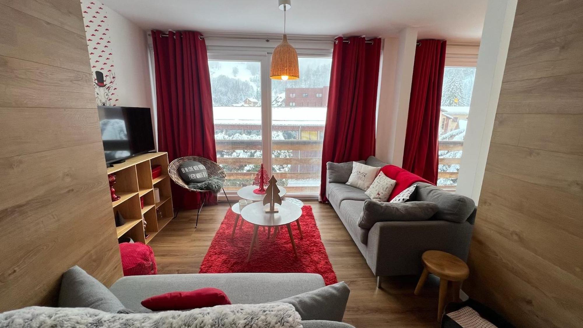 Rouge Canneberge -8 Personnes- 84M2 Vue Degagee Setaz Valloire Kültér fotó
