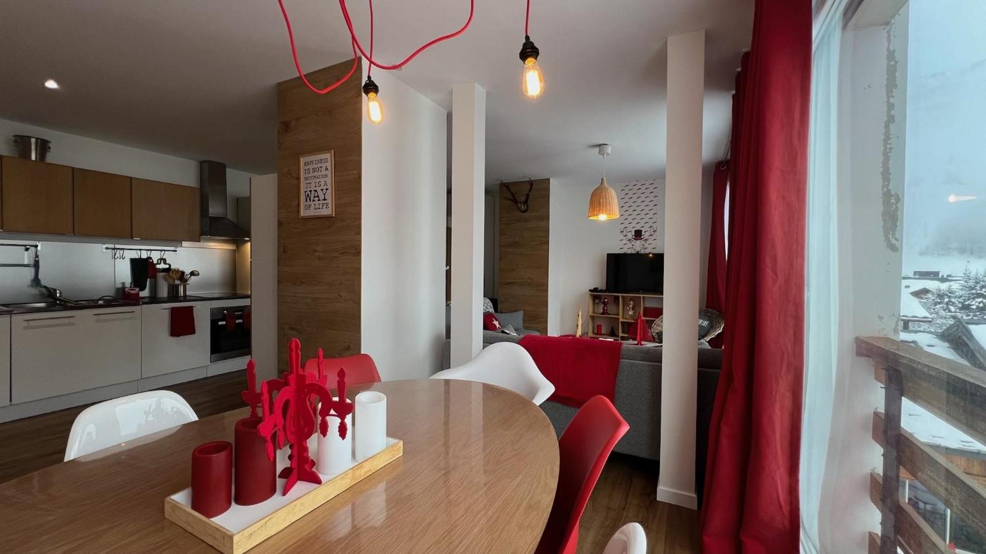 Rouge Canneberge -8 Personnes- 84M2 Vue Degagee Setaz Valloire Kültér fotó