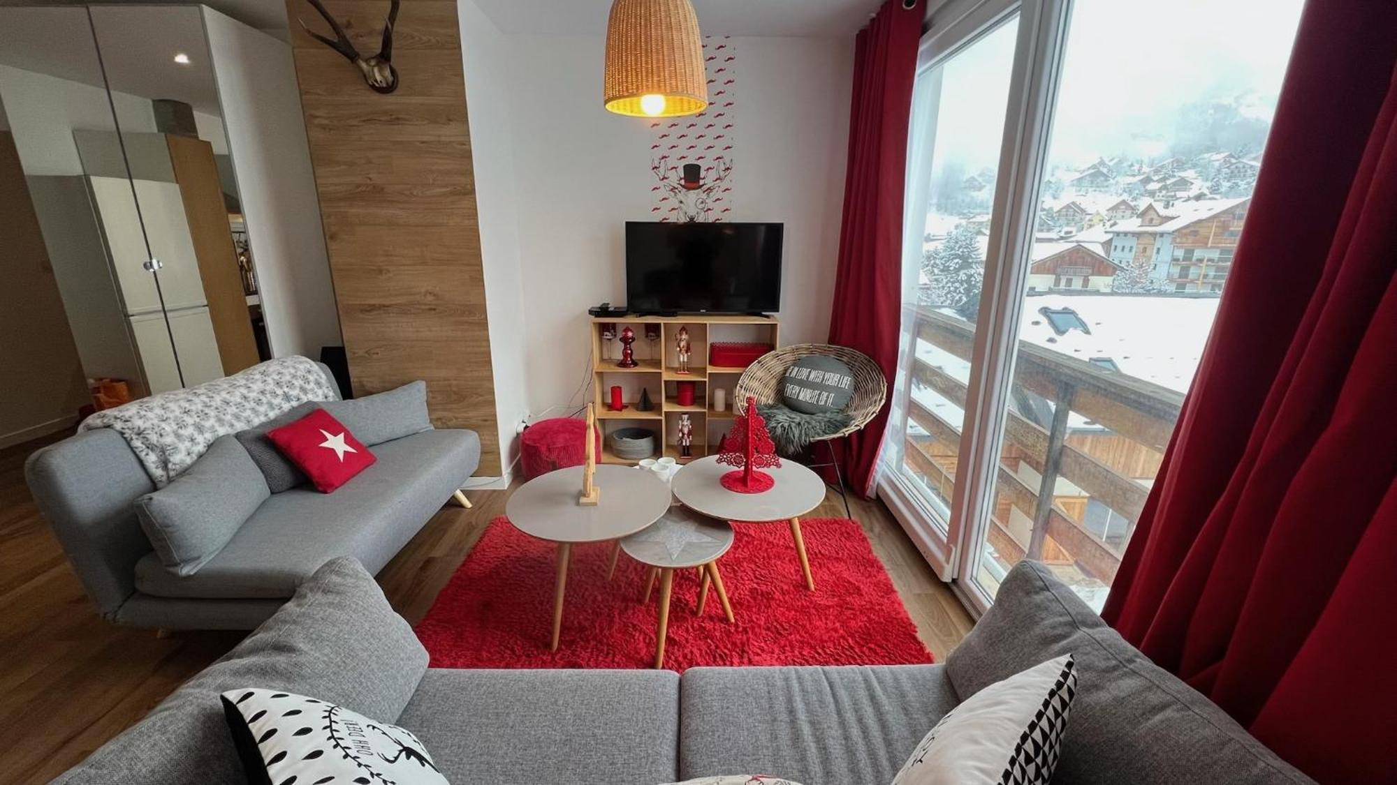 Rouge Canneberge -8 Personnes- 84M2 Vue Degagee Setaz Valloire Kültér fotó